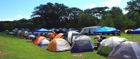 Medina River Cleanup Campers